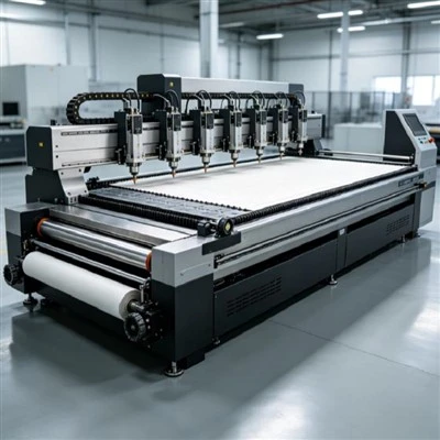 Máquina automática de corte multicapa de coitelo